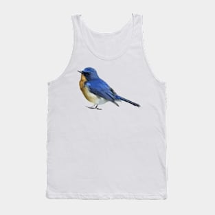 Blue Bird Digital Painting Tank Top